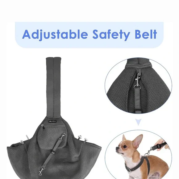 Gray Pet Sling Carrier - Picture 6 of 9